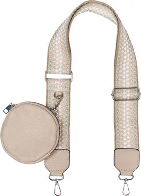 Produktbild von styleBREAKER Taschen Schulterriemen verstellbar Pünktchen Muster mit kleiner Börse, Wechsel Taschengurt, Handyband, Handykette 02013037