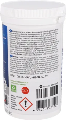Image de BSH détartrant rapide 250g - pour lave-linge et lave-vaisselle, détartrant