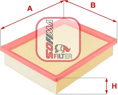 Produktbild von SOFIMA S 8630 A Luftfilter für FIAT MULTIPLA (186)
