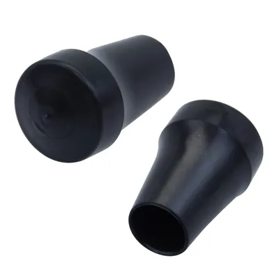 Productafbeelding van Gummivoetjes 1761662, een paar originele Piaggio voetjes voor de standaard van Vespa PK, PK XL, PX en Cosa