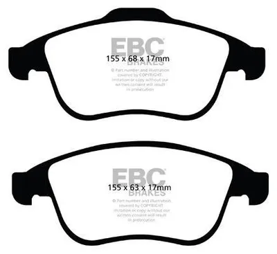 Produktbild von EBC Brakes Bremsbeläge Satz Vorne Bremsklötze für RENAULT TWINGO II (CN0) DP42024R