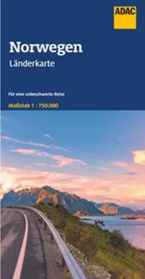 Produktbild von ADAC Länderkarte Norwegen 1:750.000