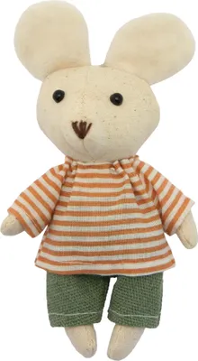 Produktbild von Miniatur-Maus "Junge",Grün ca. 14 cm