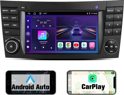 Produktbild von 2+32G 7 "Android 13 Car Radio Carplay Dla Mercedes Benz E Klasa W211 W219 GPS Navi WIFI RDS BT SWC USB FM
