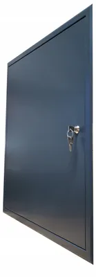 Produktbild von Laco Revisionstür DR-2 Anthrazit Metall 40x50 mit Schlüssel