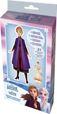 Obrázek produktu pro Magnetické oblékání s omalovánkou Ledové království