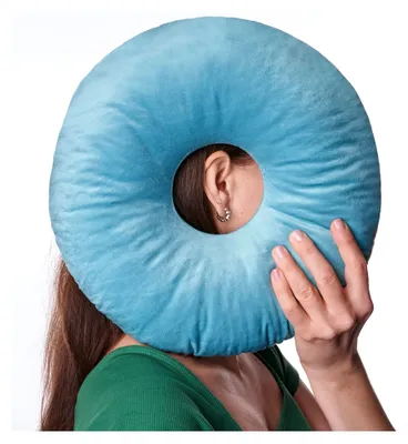 Produktbild von Ohrkissen mit Loch | Für Ohrenschmerzen | Donut Kissen | Schlafring für Seitenschläfer zur Schmerzlinderung