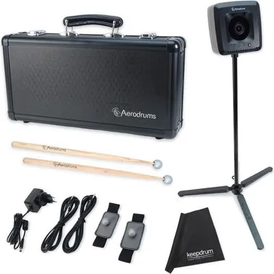 Image de Aerodrums 2 E-Drum Air-Drumming Batterie avec étui rigide