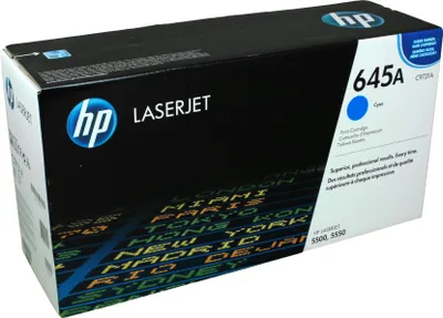 Produktbild von HP 645A Cyan Original LaserJet Tonerkartusche, 12000 Seiten, Cyan, 1 Stück(e)