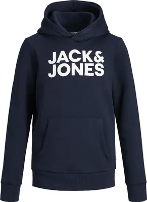 Produktbild von Jack & Jones 12152841, Männlich, Blau, 140 cm, Baumwolle, Polyester, Nicht bleichen, Natürliche Trocknung