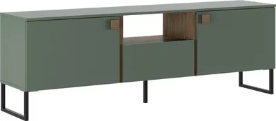 Produktbild von Muravera - Grünes TV-Möbel, 179x40x60 cm, eine Schublade