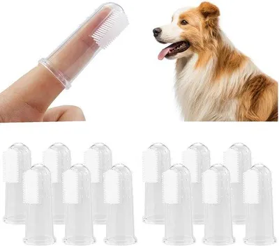 Immagine prodotto di Set di spazzole a setole separate in silicone per cani e bambini piccoli