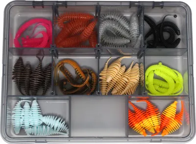 Produktbild von FTM Omura Baits Mix Box 5 23x18x5cm - Köderbox mit 50 Gummiködern
