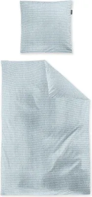 Produktbild von Irisette Seersucker Bettwäsche-Garnitur Easy 8514 Farbe jade Größe 155x200+80x80