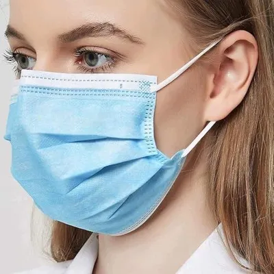Zdjęcie produktu dla Maski chirurgiczne medyczne 3 warstwowe en 14683 iir ochrona 50 sztuk