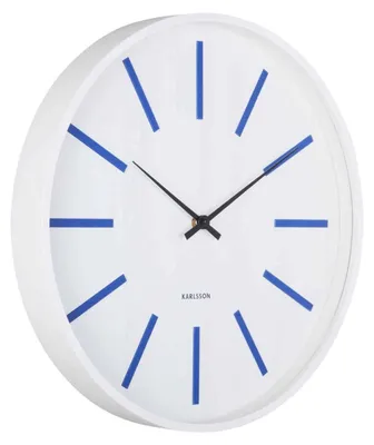 Produktbild von Karlsson - Wanduhr Arruga Retro - Kobaltblau - Ø40cm