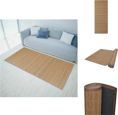 Obrázek produktu pro Koberec Bamboo Brown Rectangular 80x200 cm - Koberce