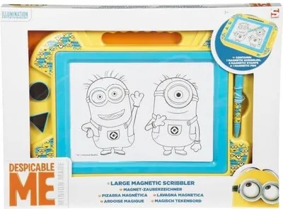Image de Sambro MIN-4222 Tableau magique Minions XXL / Tableau magnétique / Tableau à dessin magique