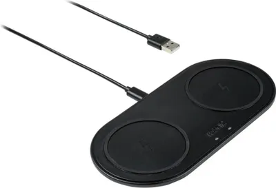Produktbild von TRONIC Ladepad Handyladegerät Limited Edition Qi Dual Kabellos 20 W schwarz