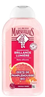 Produktbild von Le Petit Marseillais Shampoo „Infusion Brillance“ mit Grapefruit-Essig 250 ml
