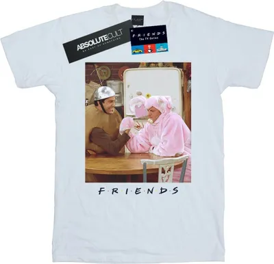 Produktbild von Friends - "Arm Wrestling" T-Shirt für Herren BI26155 (M) (Weiß)