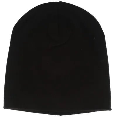 Balke feine Beanie Strickmütze aus Merinowolle in schwarz