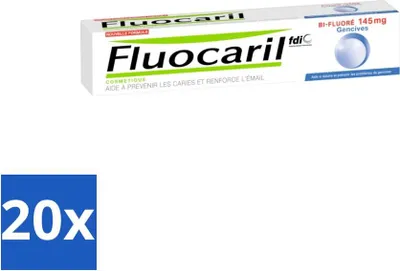 Image de Fluocaril dentifrice au fluor (75 ml) - paquet avantage - 20 pièces