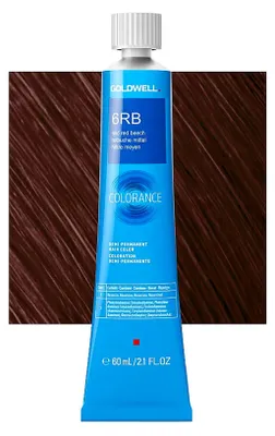 Produktbild von Goldwell Colorance 6RB Rotbuche Mittel 60 ml, Braun, 6RB, Red Brown, Unisex, 60 ml, Alle Haare