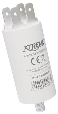 Immagine prodotto di Condensatore per motore Xtreme (6 µF, 450 V CA, connettore)