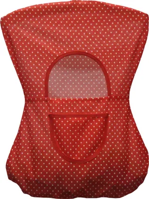 Produktbild von Klammerschürze Klammerkleid Dederon Klammer Ostalgie, Farbe:Rot weiße Punkte