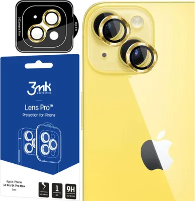 Immagine prodotto di Apple Iphone 14 - Protezione lente 3Mk Pro Giallo