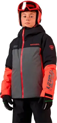 Productafbeelding van Rossignol Hero Velika geïsoleerde jas, grijs, voor jongens, maat 10 jaar