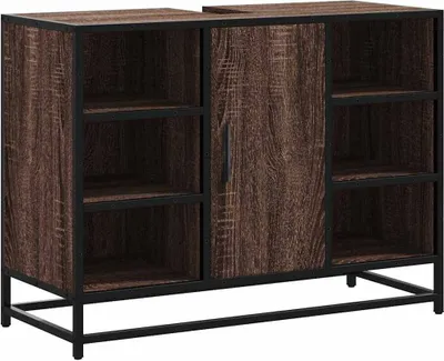 Immagine prodotto di Mobile Lavabo Bagno Rovere Marrone 60x30x60cm Legno Multistrato