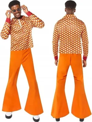 Produktbild von Hippie Kostüm Outfit DISCO Hippie Retro 70er 80er Karneval, XL