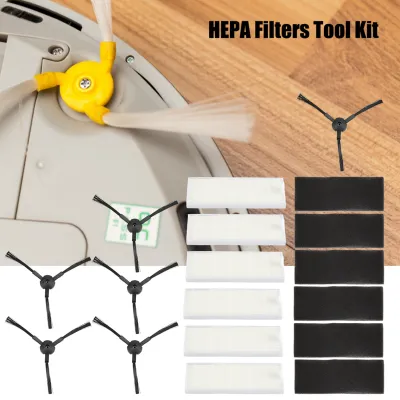 Image de Filtre,Filtre HEPA,Pièce de rechange pour aspirateur brosse latérale &, Filtre HEPA,Pièce de rechange pour aspirateur brosse latérale & kit d'outils pour filtres HEPA,Remplacement du filtre HEPA