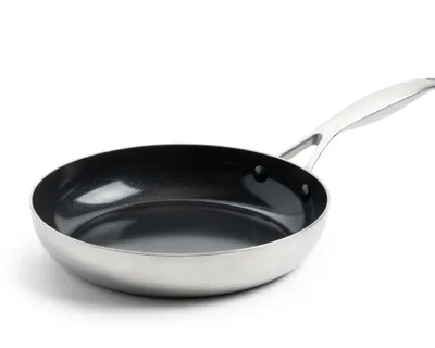 Obrázek produktu pro GreenPan Geneva, Kulatý, Univerzální pánev, Nerezová ocel, Nerezová ocel, Keramický, Elektrický, Plyn, Halogen, Indukční, Utěsněná plotna, Nerezová ocel