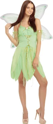 Produktbild von Bristol Novelty Damen Fee Kostüm BN1538 (Einheitsgröße) (Grün)