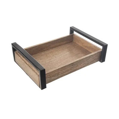 Produktbild von MANGO Serviertablett aus Holz 30,5x22 cm