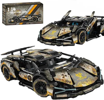 Zdjęcie produktu dla Jomiod Technik Model samochodu sportowego Lambor, 1314 bloków zacisków 1:14 Super zestaw konstrukcyjny, Technic Racing Zabawka dla dorosłych