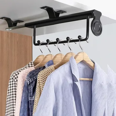 Ausziehbare Kleiderstange 30–44 cm, Schiebestange, Organizer für Kleiderschrank