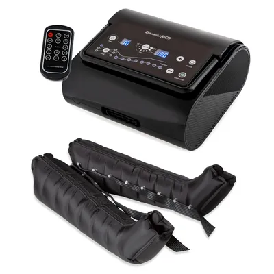 Immagine prodotto di Dinamicamed Premium 8.0 Digitale Compact, Pressoterapia Linfodrenaggio, con 6 Programmi e 8 Camere d'aria, 2 Gambali