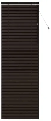 Immagine prodotto di vidaXL, persiana oscurante, marrone scuro, 75 x 250 cm, 35 mm, legno di paulownia massello
