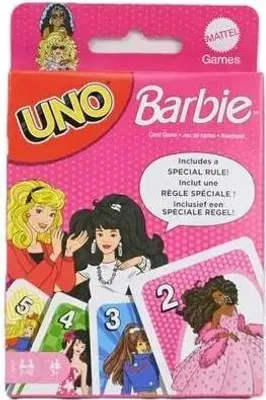 Produktbild von Games UNO Barbie, Kartenspiel, Abwurf, 7 Jahr(e)
