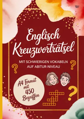 Produktbild von Englisch Kreuzworträtsel mit schwierigen Vokabeln auf Abitur-Niveau
