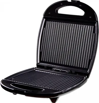Obrázek produktu pro Toustovač na 4 krajíce sendvičů Rosberg R51442B, 1200 W, Nepřilnavé desky, Černá