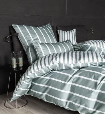 Produktbild von Janine Design Interlock-Jersey-Bettwäsche-Garnitur JERSEY CLASSIC 59028 Farbe salbeigrün Größe 155x220+80x80