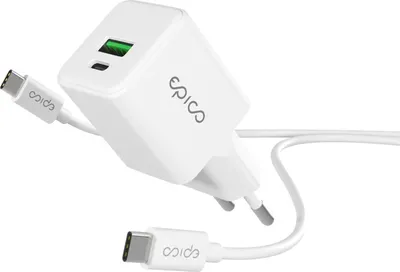 Produktbild von Epico GaN 20W adaptér EA20 s 1,2 m USB-C kabelem