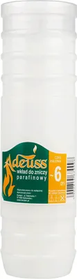 Zdjęcie produktu dla Adeuss Wkład Do Zniczy Parafinowych 6 Dni, 22Cm