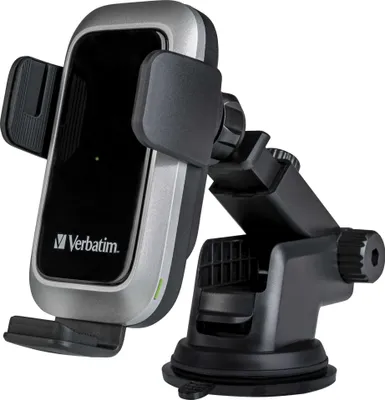 Obrázek produktu pro Verbatim 49554 Verbatim Fast Qi Fast Wireless Car Charger USB-C 15W FWC-03 Pro