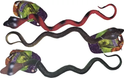 Produktbild von 3 Schlangen, ca. 65 cm, Schlange Spieltiere Kriechtiere Reptil Tiere Wildtiere Kobra